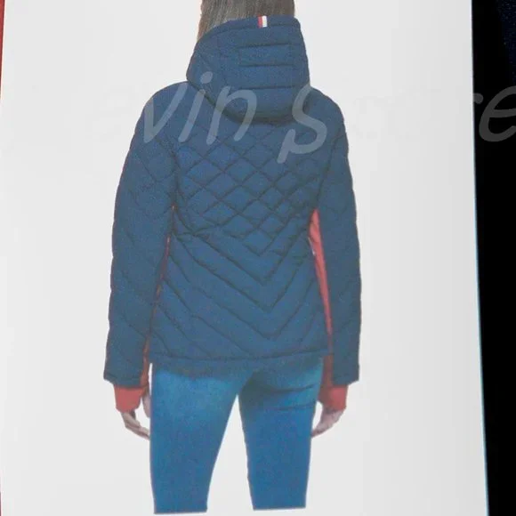 NWT NAVY Tommy Hilfiger Ladies' Packable Jacket - Picture 11 of 12